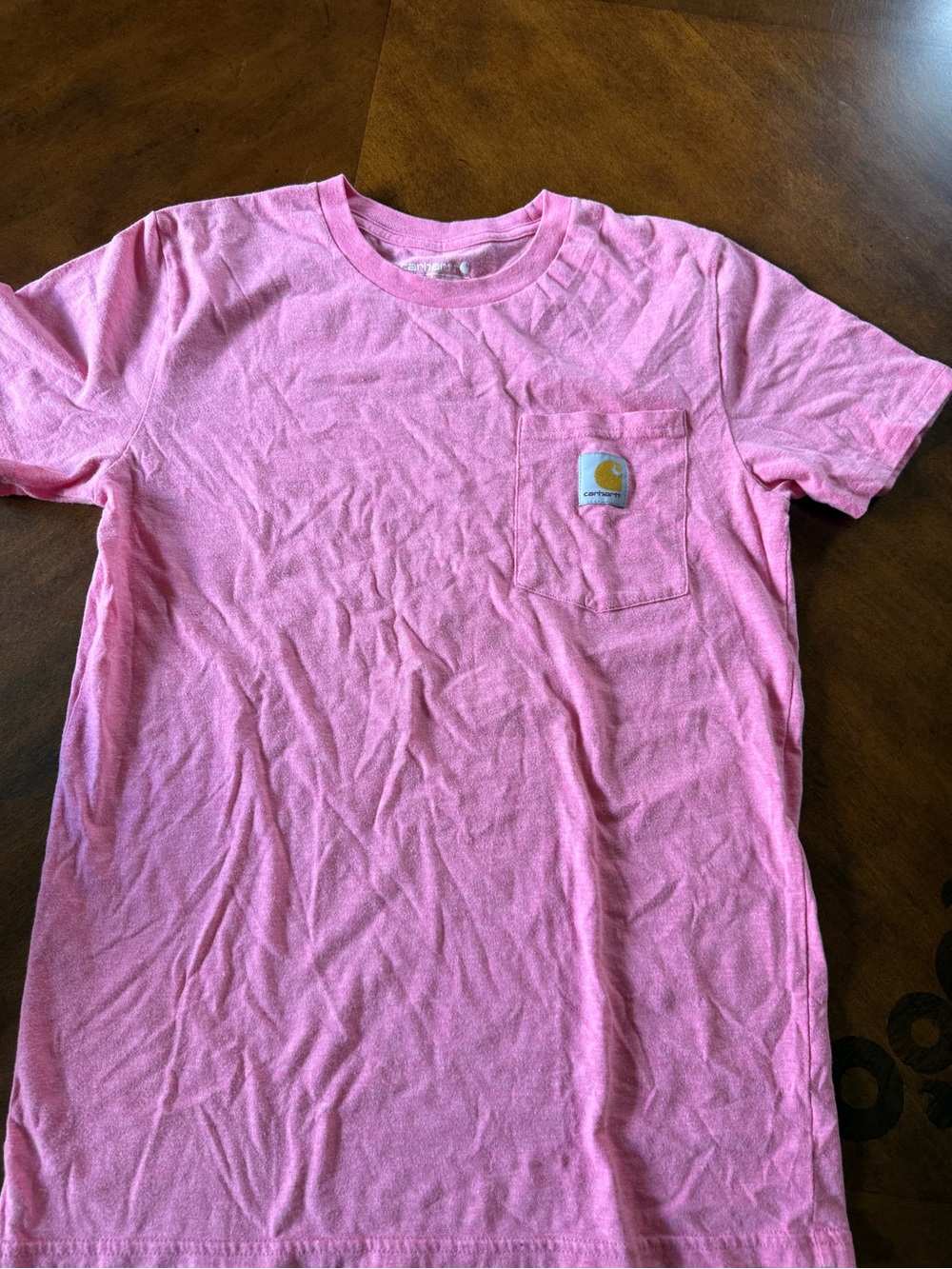 Carhartt Kids Pink Short Sleeve Pocket Tee